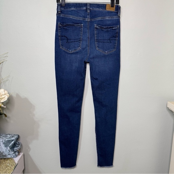 American Eagle Highest Rise Super Stretch Jegging Distressed Skinny Jean 6 - Picture 5 of 11